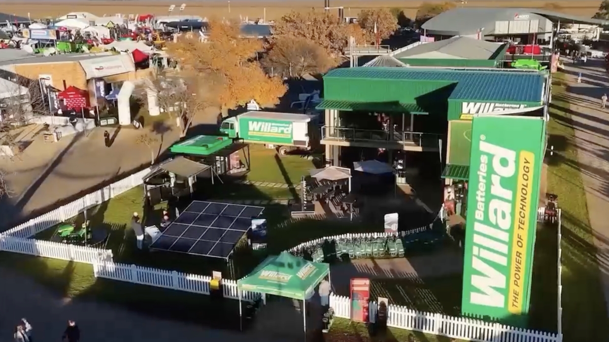 Willard Batteries stand at NAMPO 2026